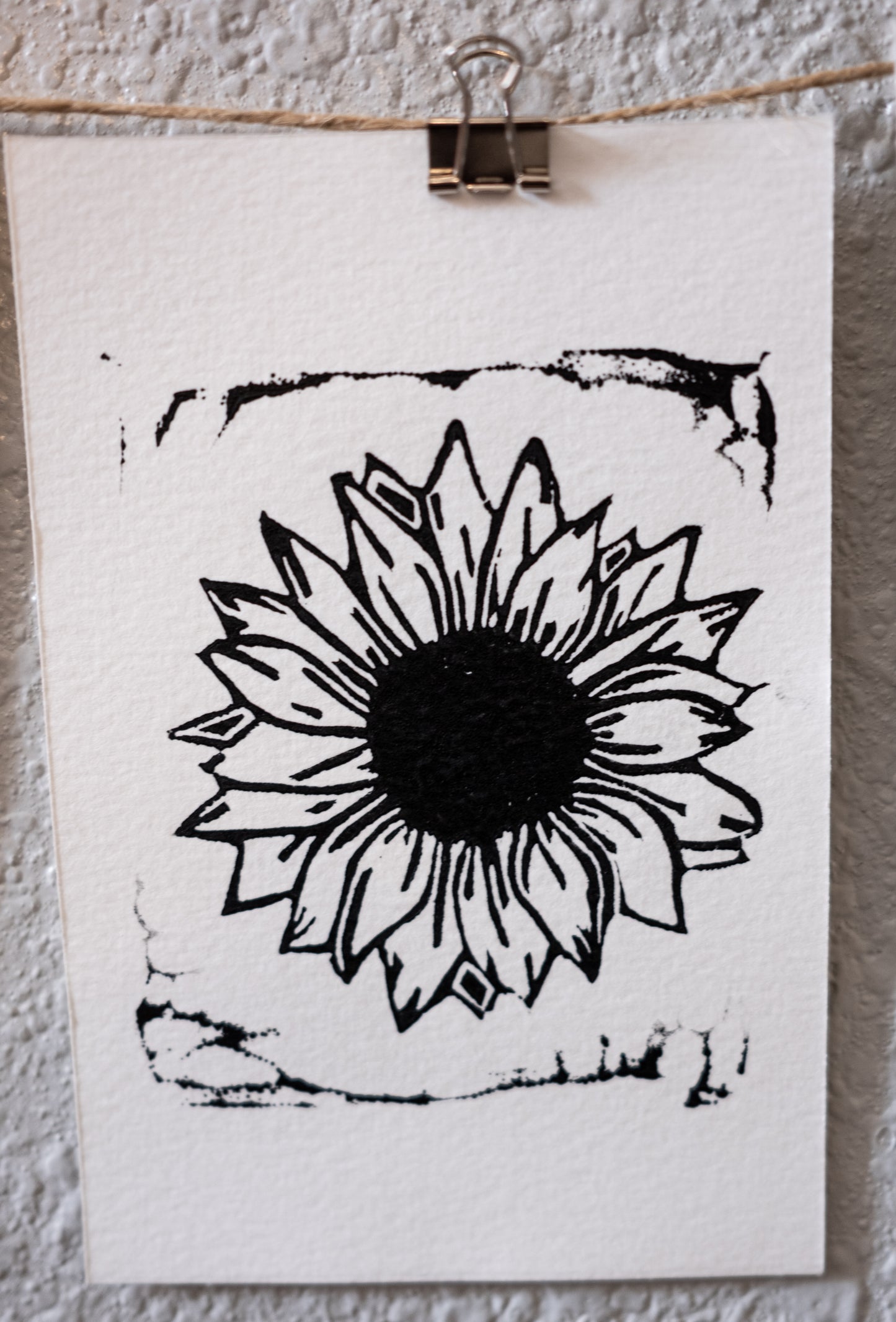 Sunflower print medium - flower collection