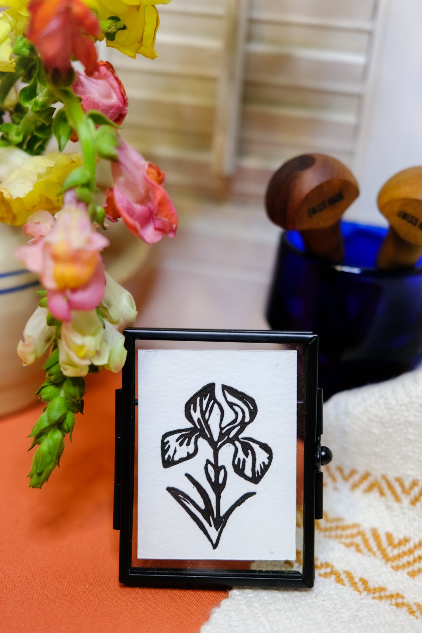 Iris print - flower collection